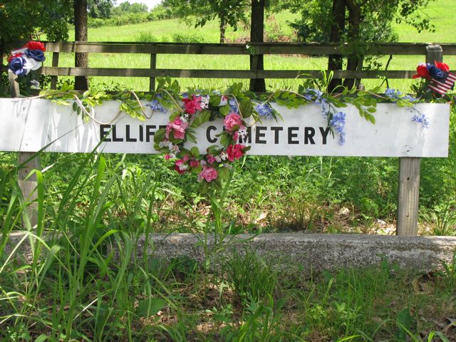 Ellifff Cemetery Sign